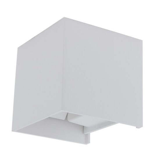 Optonica LED Wall Light White Body Square - Creëer een warme sfeer in uw ruimte