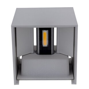 LED Wall Light Grey Body Square
