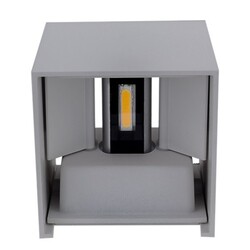 LED Wall Light Grey Body Square