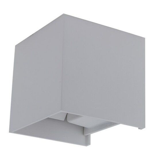 Optonica LED Wall Light Grey Body Square - Schaffen Sie eine warme Atmosphäre in Ihrem Raum
