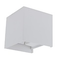 Optonica LED Wall Light White Body Square - Créez une atmosphère moderne dans votre espace