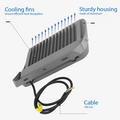 Optonica LED SMD Floodlight 150W Grey Body IP65 with 100cm Cable - Ideal para iluminación exterior