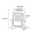 Optonica LED Portable Rechargable SMD Floodlight - USB CHARGING - 50W DC3.2V/4AH - Ideal para Iluminación Exterior
