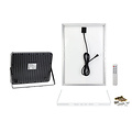 Optonica LED Flood Light with Solar Panel - Éclairage extérieur durable