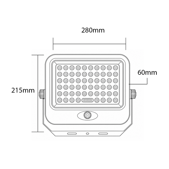 Optonica LED Solar Floodlight IP65 + SENSOR + REMOTE CONTROL - Ideales Licht für Außenbereiche