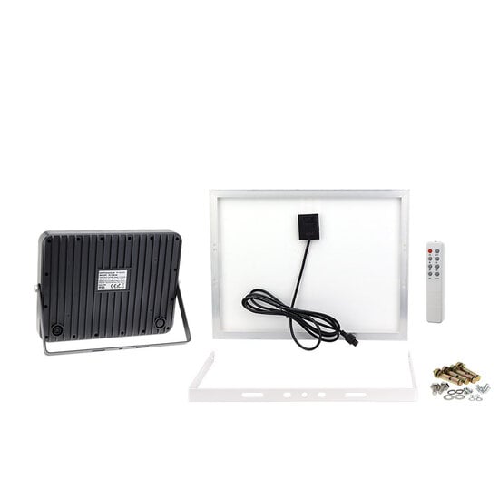 Optonica LED Flood Light with Solar Panel - Nachhaltige Außenbeleuchtungslösung