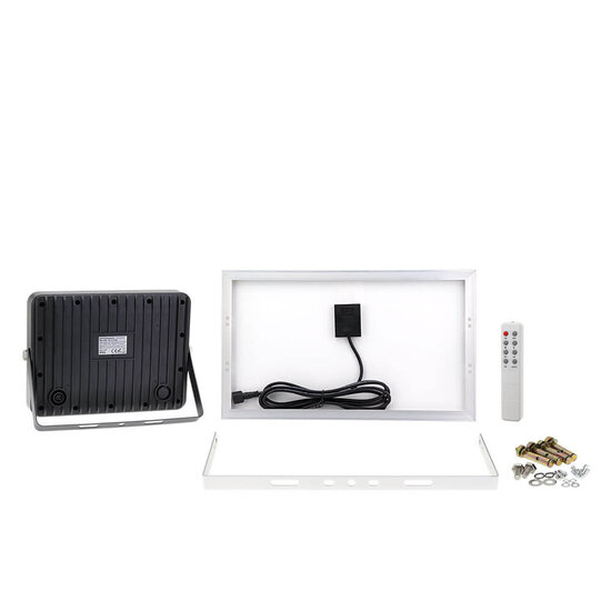 Optonica LED Flood Light with Solar Panel - Sustainable Outdoor Lighting