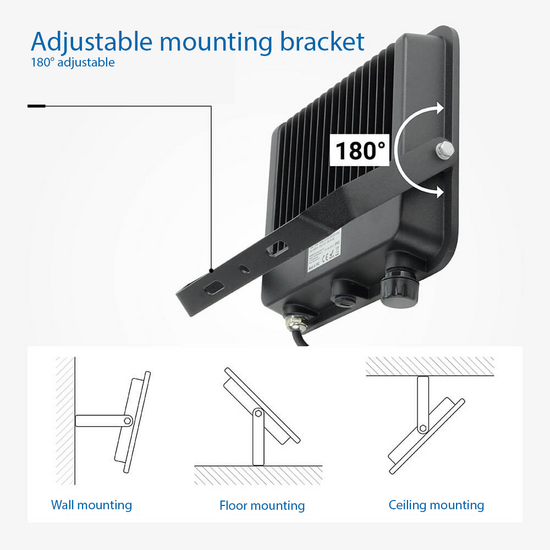 Optonica LED SMD Floodlight 100W CCT - Ideal für Außenbeleuchtung