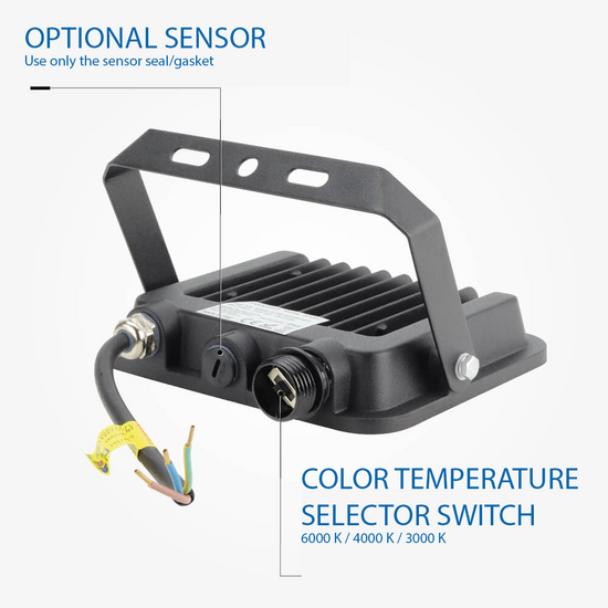 Optonica LED SMD Floodlight 30W CCT - Ideal für Außenbeleuchtung