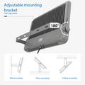 Optonica LED SMD Floodlight 500W Cuerpo Gris IP65 con Cable de 100cm - Ideal para Iluminación Exterior