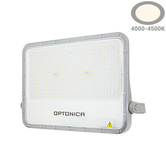 Optonica LED SMD Floodlight 300W Grey Body IP65 with 100cm Cable - Ideal para Iluminación Exterior