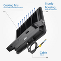Optonica LED SMD Floodlight Black Body IP65 - Ideal para Iluminación Exterior