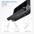 Optonica LED SMD Floodlight Black Body IP65 - Ideal para Espacios Exteriores