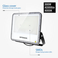 Optonica LED SMD Floodlight Black Body IP65 - Éclairage idéal pour les espaces extérieurs