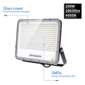 Optonica LED SMD Floodlight Black Body IP65 - Perfect voor buitenverlichting