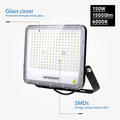 Optonica LED SMD Floodlight Black Body IP65 - Ideal para Iluminación Exterior
