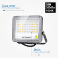 Optonica LED SMD Floodlight Black Body IP65 - Perfect voor buitenverlichting