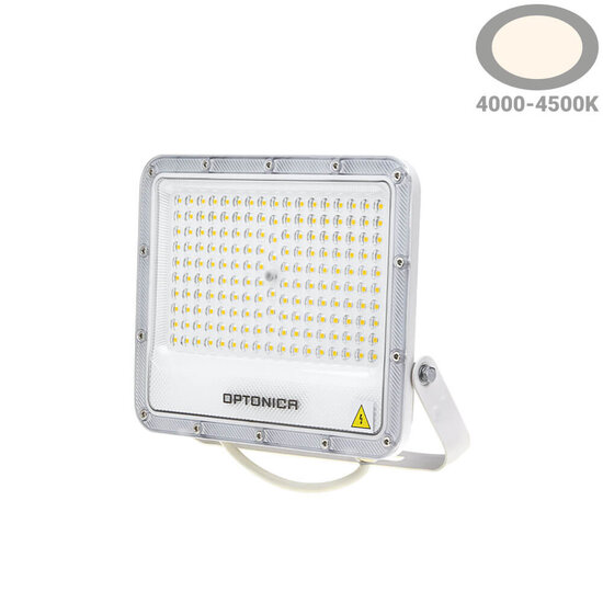 Optonica LED SMD Floodlight White Body IP65 - Ideal para Iluminación Exterior