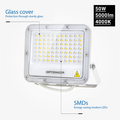 Optonica LED SMD Floodlight White Body IP65 - LUMILEDS Chip para iluminación exterior potente