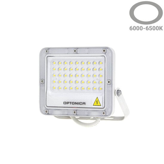 Optonica LED SMD Floodlight White Body IP65 - Perfect voor buitenverlichting