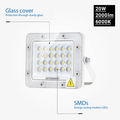 Optonica LED SMD Floodlight White Body IP65 - Perfect voor buitenverlichting