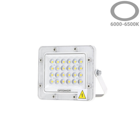 Optonica LED SMD Floodlight White Body IP65 - Perfect voor buitenverlichting