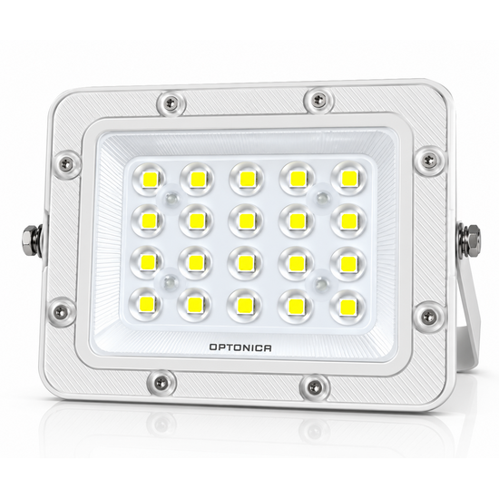 Optonica LED SMD Floodlight White Body IP65 - Perfect voor buitenverlichting
