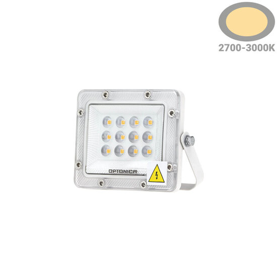 Optonica LED SMD Floodlight White Body IP65 - LUMILEDS Chip para iluminación exterior potente