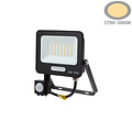 Optonica LED SMD Floodlight IP65 Black Body with Sensor - Ideal para iluminación exterior