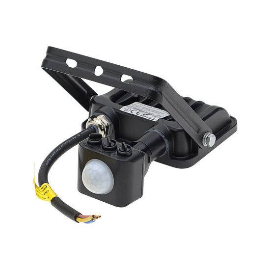 Optonica LED SMD Floodlight IP65 Black Body with Sensor - Ideal para Iluminación Exterior