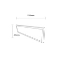 Optonica LED Surface/Backlit Panel 120x30cm - Perfecte verlichting voor elke ruimte