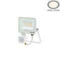 Optonica LED SMD Floodlight IP65 White Body with Sensor - Ideal para iluminación exterior