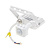 Optonica LED SMD Floodlight IP65 White Body with Sensor