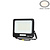 Optonica LED SMD Proyector Cuerpo Negro IP65 con Cable de 15 cm