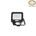 Optonica LED SMD Floodlight Black Body IP65 with 15 cm Cable - Ideal para iluminación exterior