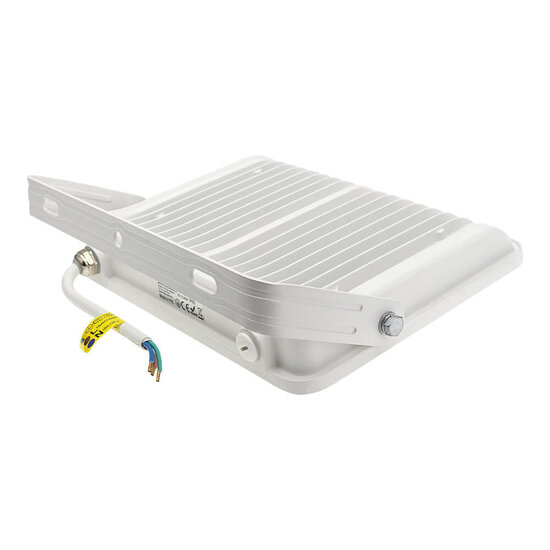 Optonica LED SMD Flutlicht Weiß IP65 mit 15 cm Kabel - Ideal für Außenbeleuchtung