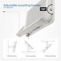 Optonica LED SMD Floodlight White Body IP65 with 15 cm Cable - Perfect voor buitenverlichting