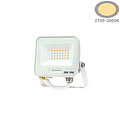 Optonica LED SMD Floodlight White Body IP65 with 15 cm Cable - Ideal para Iluminación Exterior