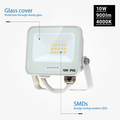 Optonica LED SMD Floodlight White Body IP65 with 15 cm Cable - Ideal para iluminación exterior