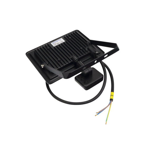 Optonica LED SMD Floodlight Black City Line With PIR Sensor Cable 70 cm - Perfecte verlichting voor buitenruimtes