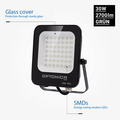 Optonica LED SMD Floodlight Black Body IP65 - Ideal para Iluminación Exterior