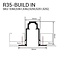 Optonica Track System Three-Phase R35 Build-in - Solución de iluminación ideal para cualquier espacio