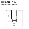 Optonica Track System Three-Phase R15 Build-in - Ideal für moderne Beleuchtungslösungen