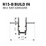Optonica Track System Three-Phase R15B Build-in - Solution d'éclairage idéale pour tout espace