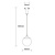 Optonica LED Magnetic Pendant Light 48V 5W 3000K - M05