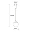 Optonica LED Magnetic Pendant Light 48V 5W 3000K - Perfekt für eine gemütliche Atmosphäre