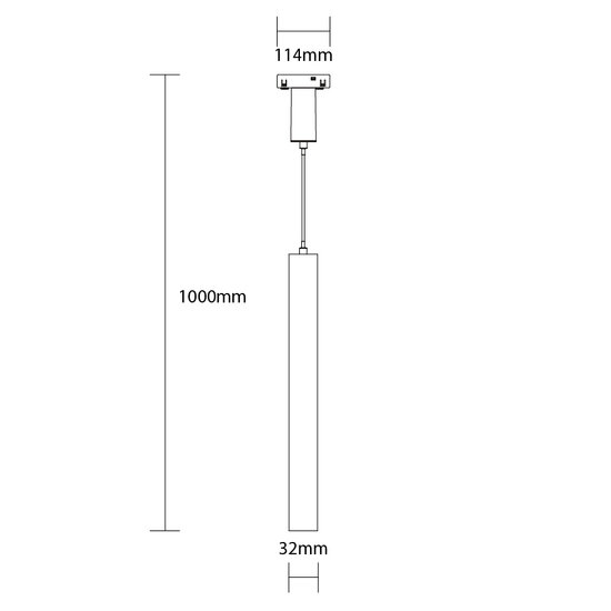 Optonica LED Magnetic Pendant Light 48V 7W 3000K - Perfect voor sfeervolle verlichting