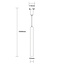 Optonica LED Magnetic Pendant Light 48V 7W 3000K - Idéal pour une ambiance chaleureuse