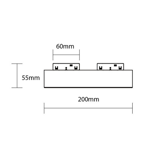 Optonica LED Magnetic Wall/Ceiling Light 48V 20W 3000K - Ideal para crear un ambiente acogedor