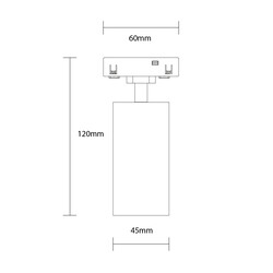 LED Magnetic Spot Floodlight 48V 12W 3000K - M05